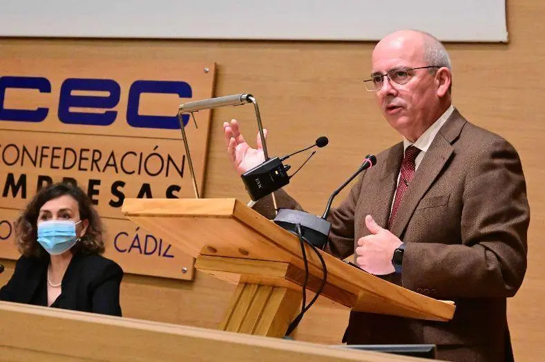 Javier S&aacute;nchez Rojas, presidente de la Confederaci&oacute;n de Empresarios de la provincia de C&aacute;diz - CEC