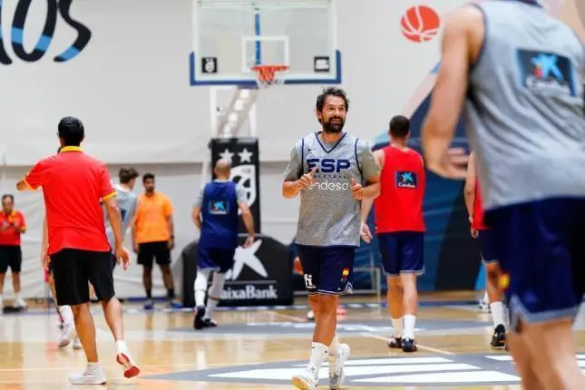Sergio Llull, con Espa&ntilde;a. - FEB.