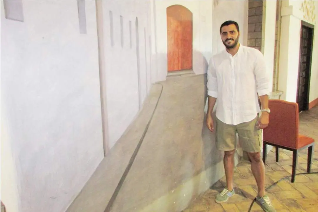 Dani G&uuml;iza en el Sal&oacute;n Don Benigno de Bodegas Barbadillo - Ra&uacute;l J. Bustillos