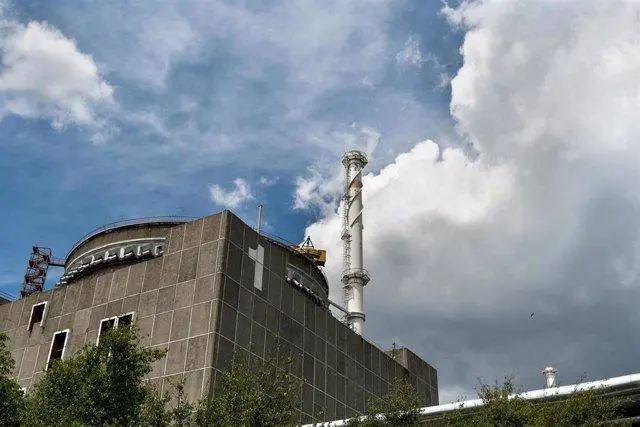 La central de Zaporiyia. - 
