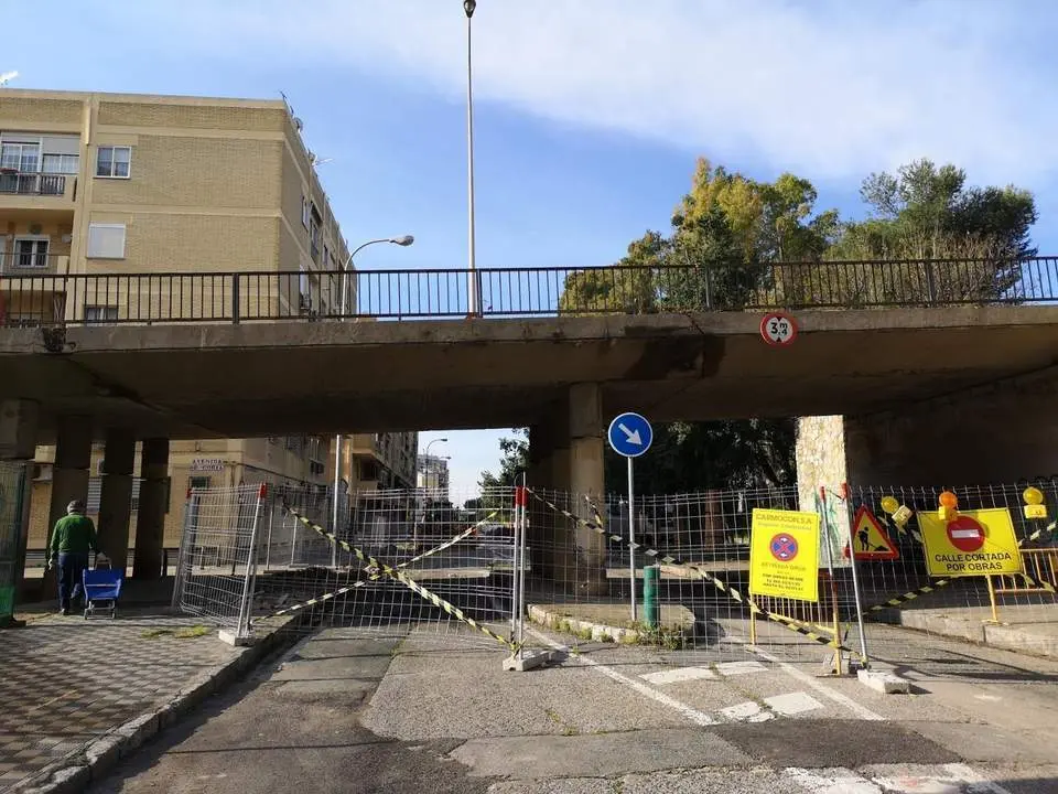 Obras municipales en Sevilla. - Archivo