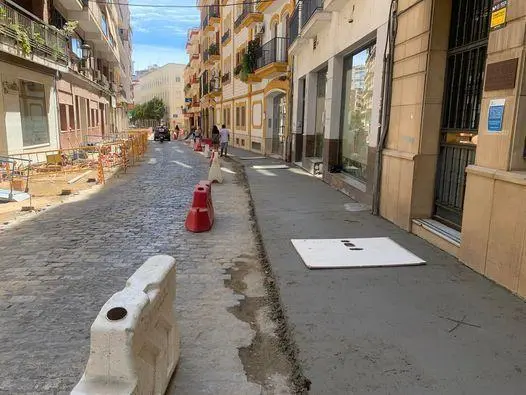 Obras de reurbanizaci&oacute;n de la calle Palos. - VH
