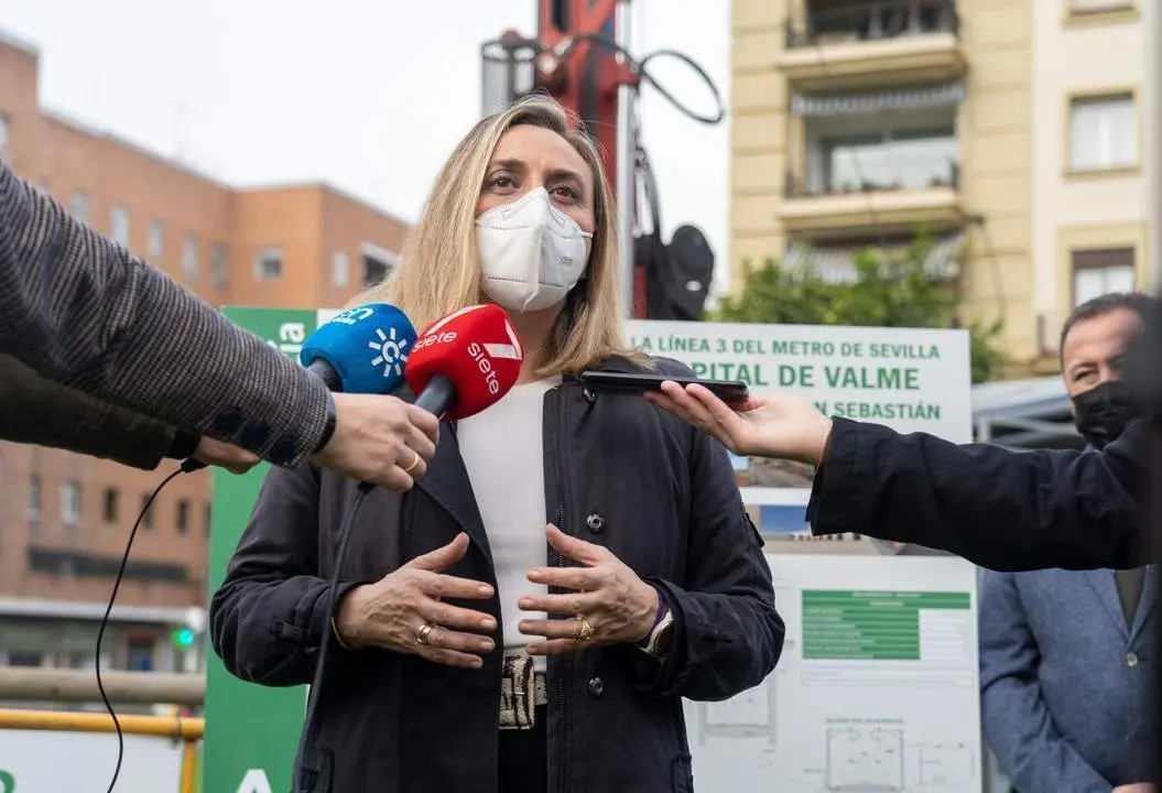 La consejera de Fomento de la Junta de Andaluc&iacute;a, Marifr&aacute;n Carazo, en una imagen de archivo. - EDUARDO BRIONES / EP 