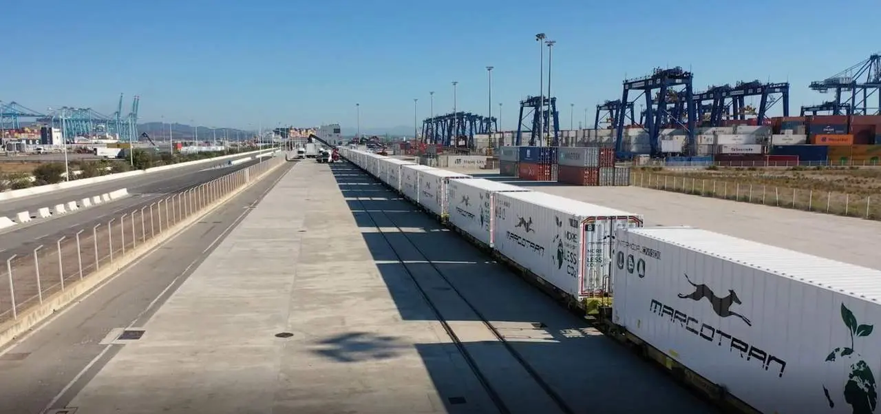 El tren de Marcotran, en Algeciras. - A. I.
