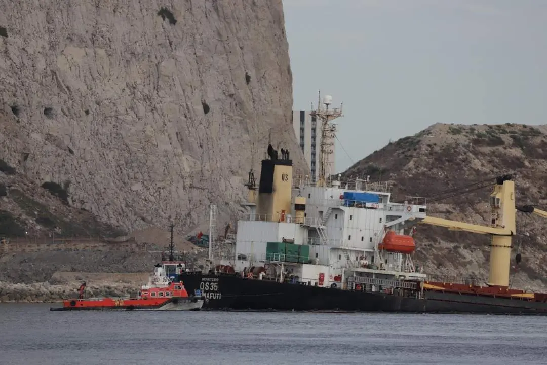 El OS35 en Gibraltar. - Europa Press