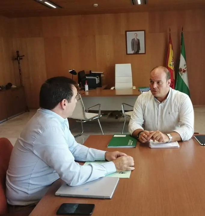 Reuni&oacute;n mantenida por Gallardo y Curtido. - Asaja-C&aacute;diz