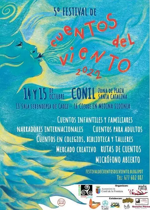 Cartel del Festival del Viento. - 