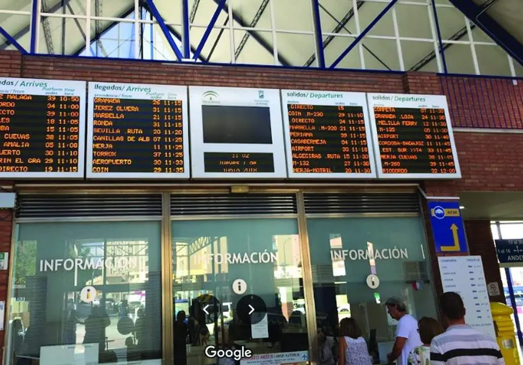Estaci&oacute;n de Autobuses de M&aacute;laga. - Google