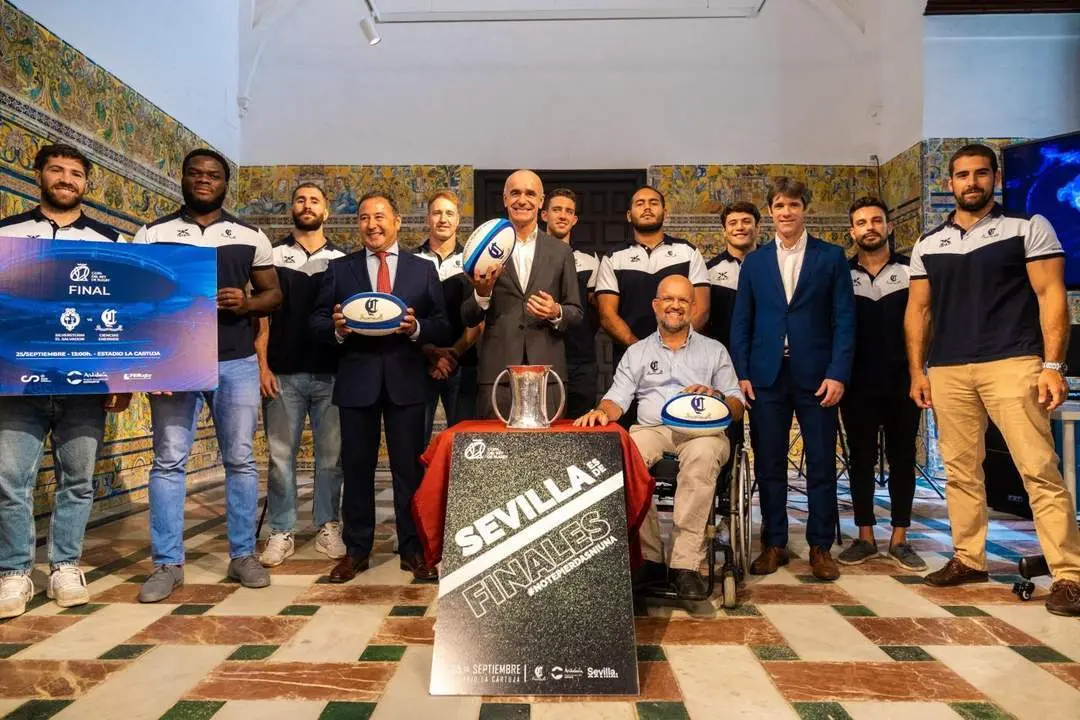 Presentaci&oacute;n de la final de la Copa del Rey de rugby. - ep