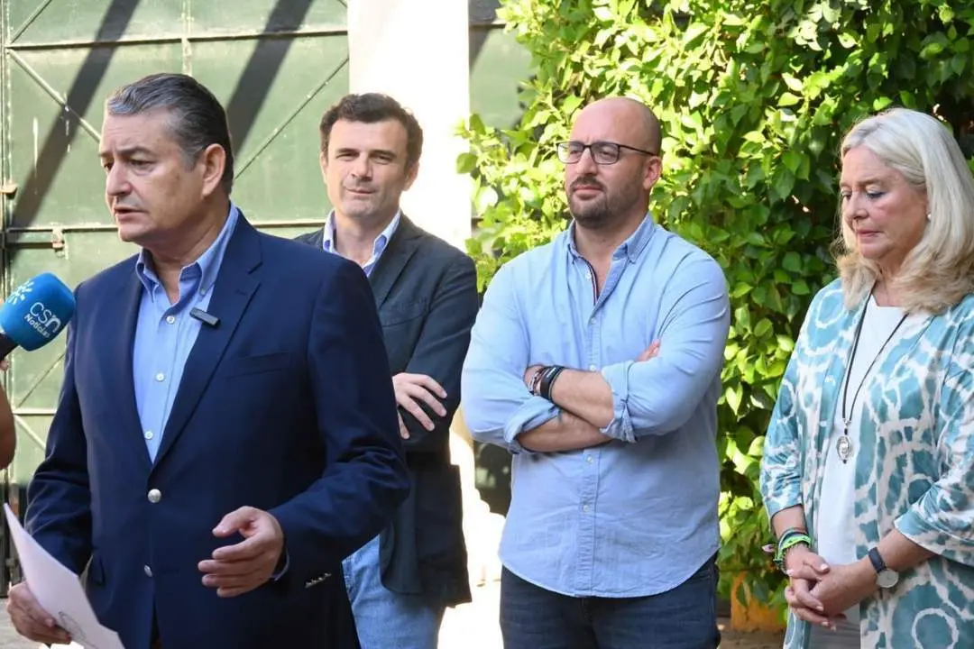 El consejero de la Presidencia, Antonio Sanz, en un acto en El Puerto de Santa Mar&iacute;a. - PP DE C&Aacute;DIZ