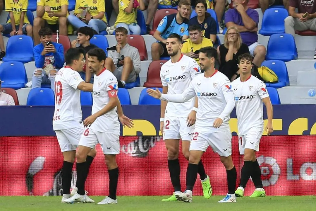 Imagen del Villarreal - Sevilla. - efe