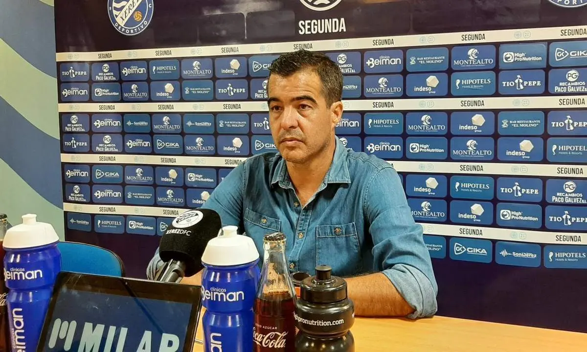 Jos&eacute; P&eacute;rez Herrera -ex del Atl&eacute;tico Sanluque&ntilde;o- tras el partido ante el Betis Deportivo - Viva Jerez