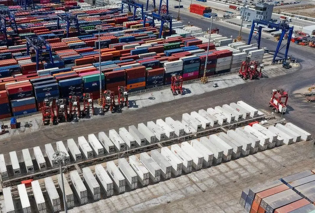 Contenedores reefer en el Puerto de Algeciras. - A. I.