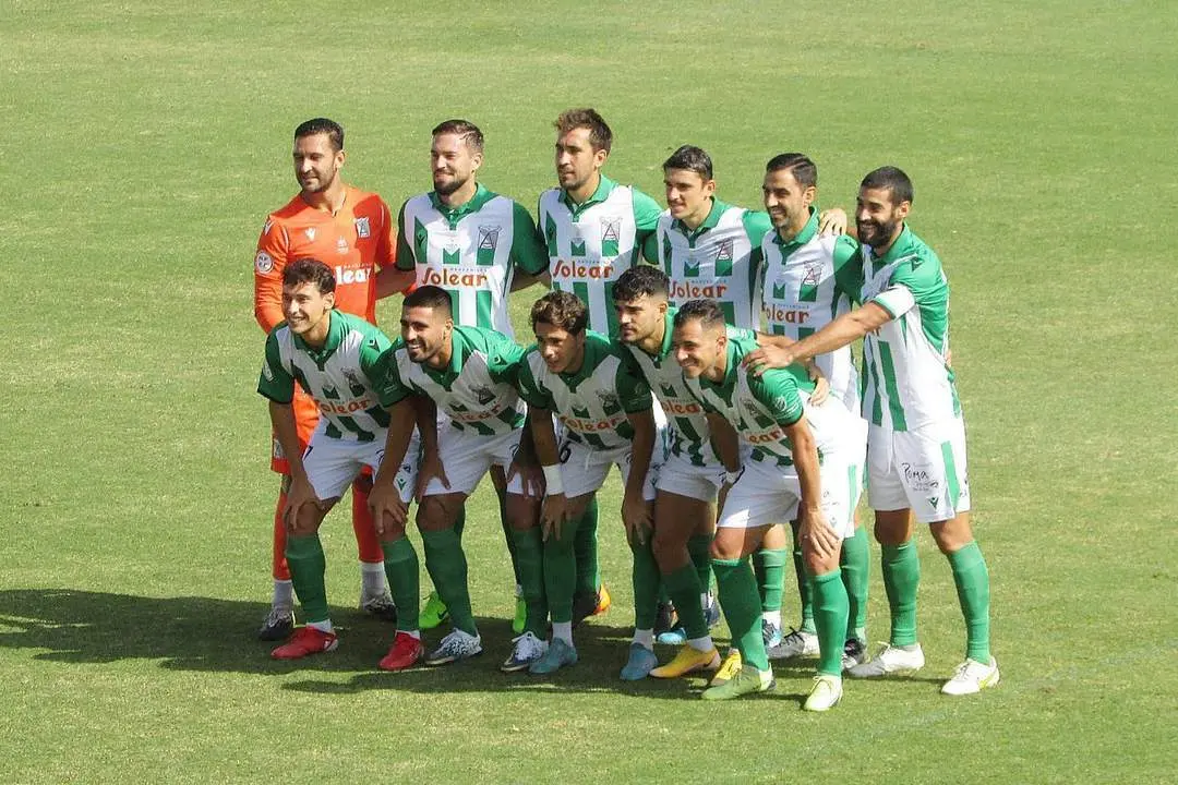 Once inicial del Atl&eacute;tico Sanluque&ntilde;o ante el Xerez DFC en El Palmar - Ra&uacute;l J. Bustillos