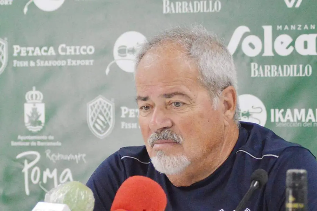 Antonio Iriondo en las declaraciones que realiz&oacute; tras el partido ante el Xerez DFC - Paco Bernal