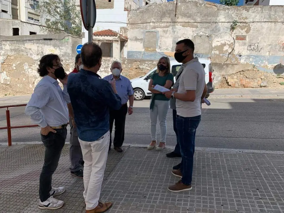 Jos&eacute; Antonio D&iacute;az, en su visita a Vista Alegre.  - Andaluc&iacute;a Informaci&oacute;n