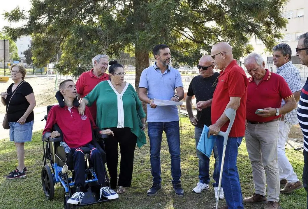 D&iacute;az en la visita a las obras en la zona de San Jos&eacute; Obrero - jerez.es