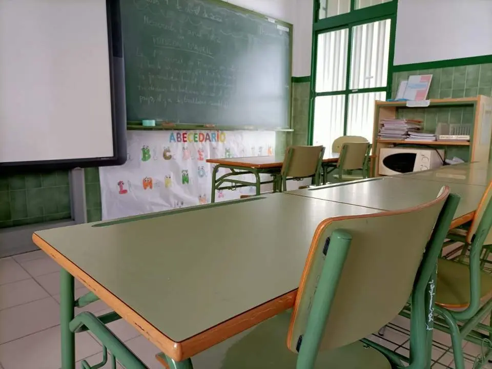 Aula de un colegio. - Europa Press