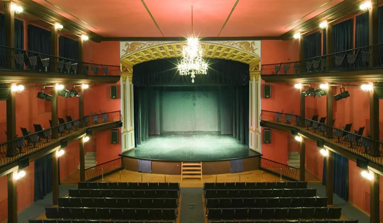 Vista del patio de butacas del Teatro Circo, antes de las obras de remodelaci&oacute;n.   - 