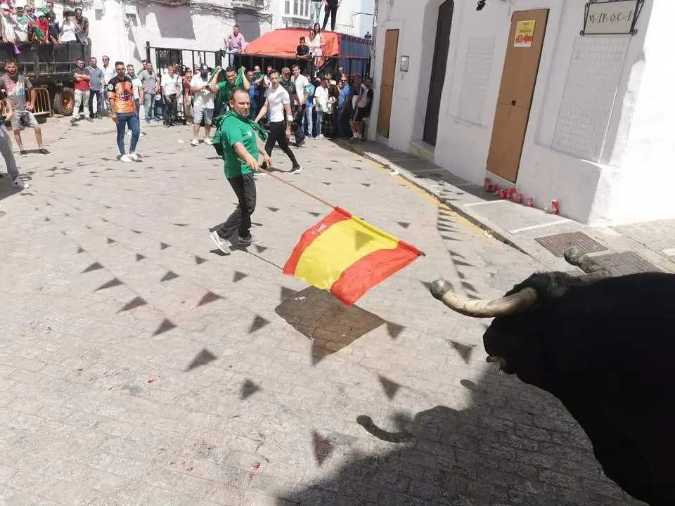 Toro Embolao de Vejer. - Perales