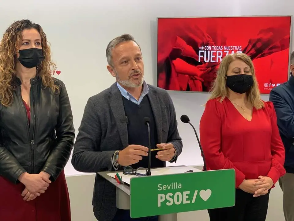 Rafael Recio en rueda de prensa. - PSOE DE SEVILLA