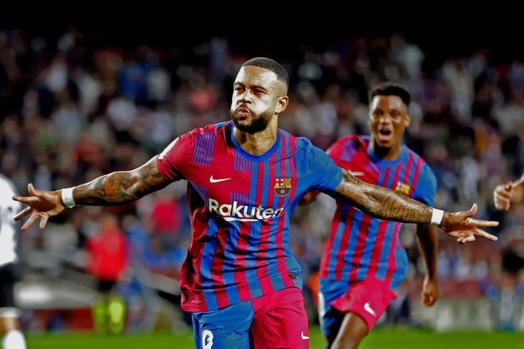 Gol de Depay. - EFE