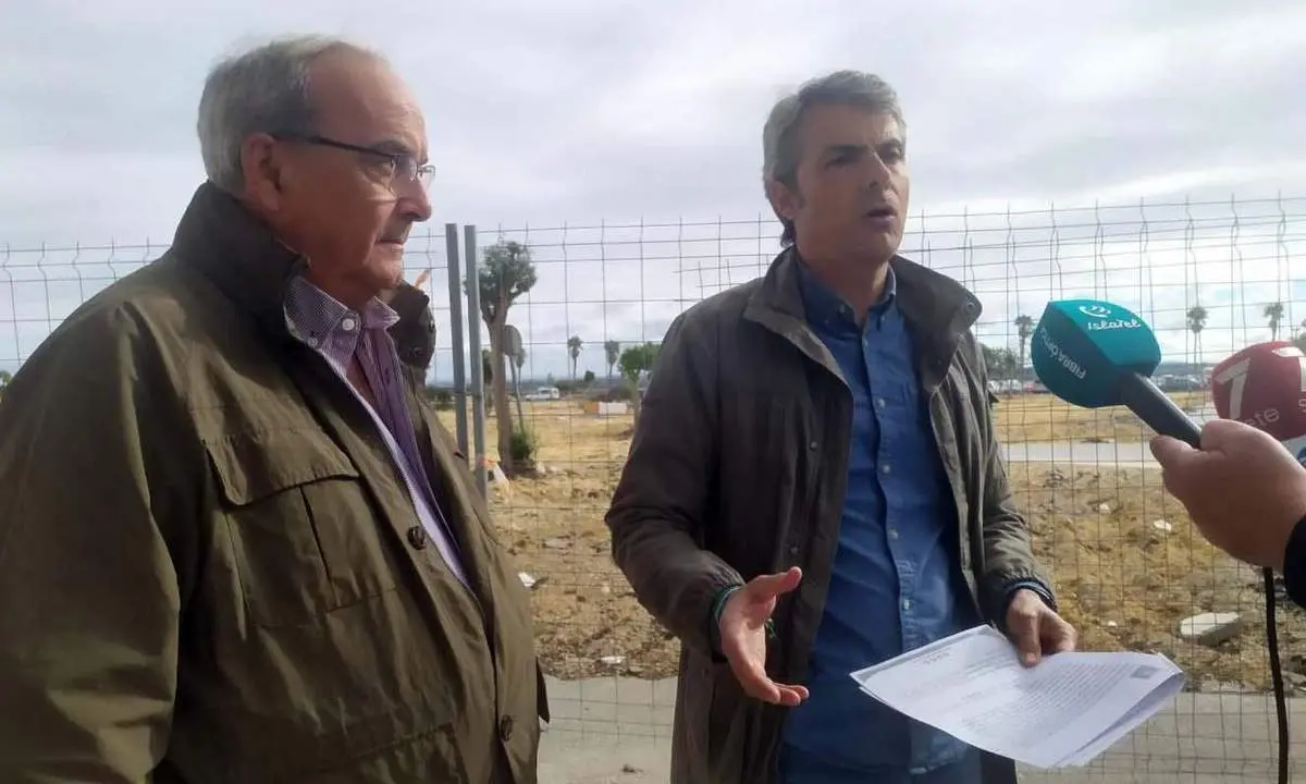 Fran Romero en las obras de La Magdalena. - A.I.