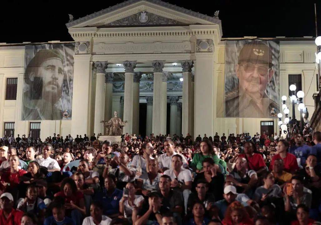 Aniversario de la muerte de Fidel Castro. - efe