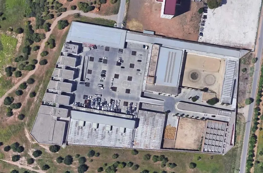 Vista a&eacute;rea del complejo policial del Cortijo el Cuarto en Sevilla. - Polic&iacute;a Nacional
