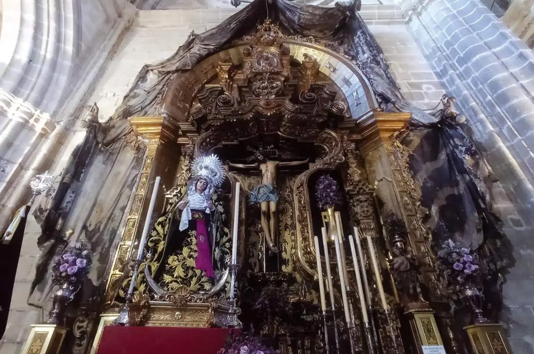 Retablo del Cristo de la Viga, en la Catedral de Jerez.  - F.C.Aleu
