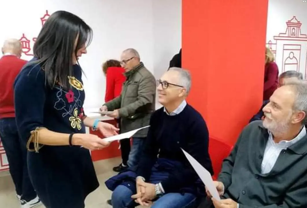 Arrabal, con Lozano y Salvador de la Encina. - AI