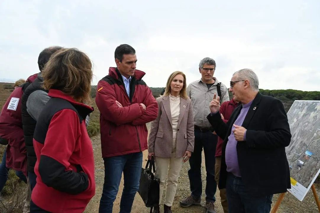 Pedro S&aacute;nchez en Do&ntilde;ana. - MONCLOA