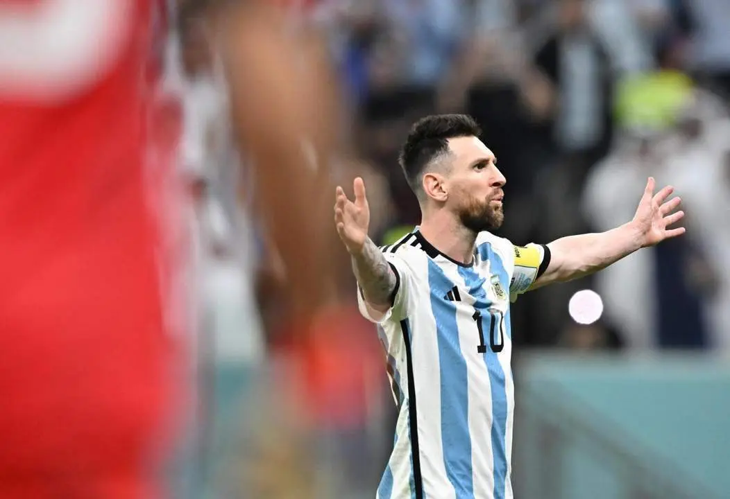 messi contra los pa&iacute;ses bajos. - efe