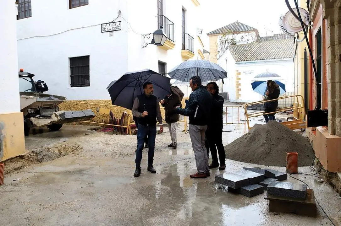 Jos&eacute; Antonio D&iacute;az, en la zona objeto de las obras de Juana de Dios Lacoste.  - Andaluc&iacute;a Informaci&oacute;n