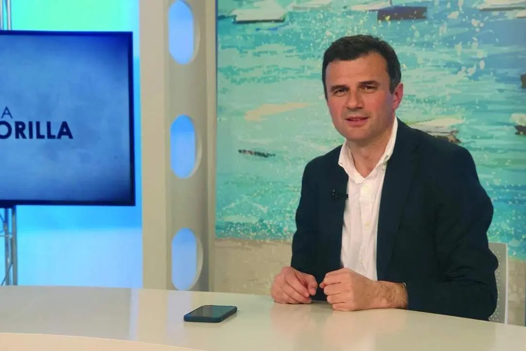 Bruno Garc&iacute;a, en el plat&oacute; de 'La Orilla'. - Mar&iacute;a Palacios