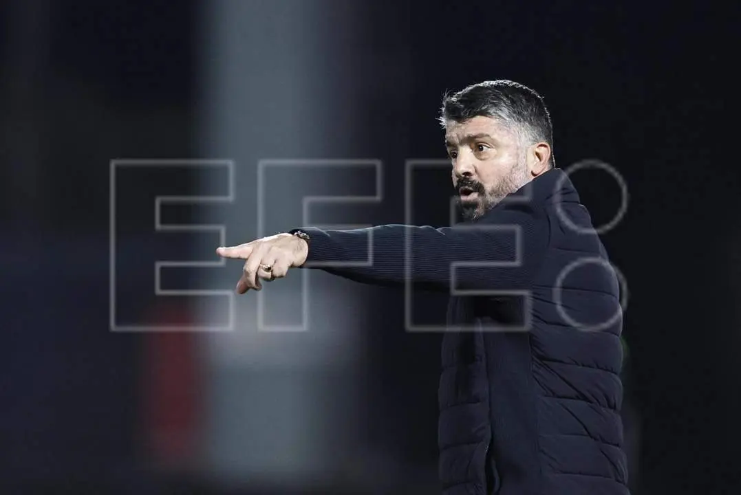 Gattuso, entrenador del Valencia. - EFE