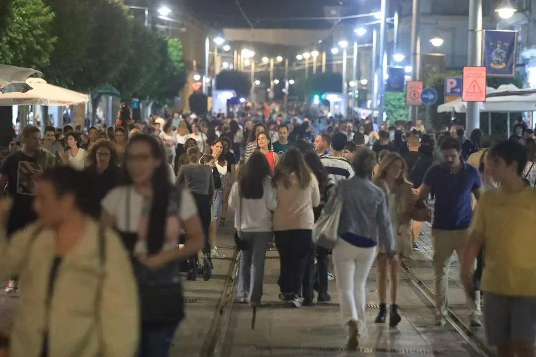 La calle Real el pasado Halloween. - Ayuntamiento