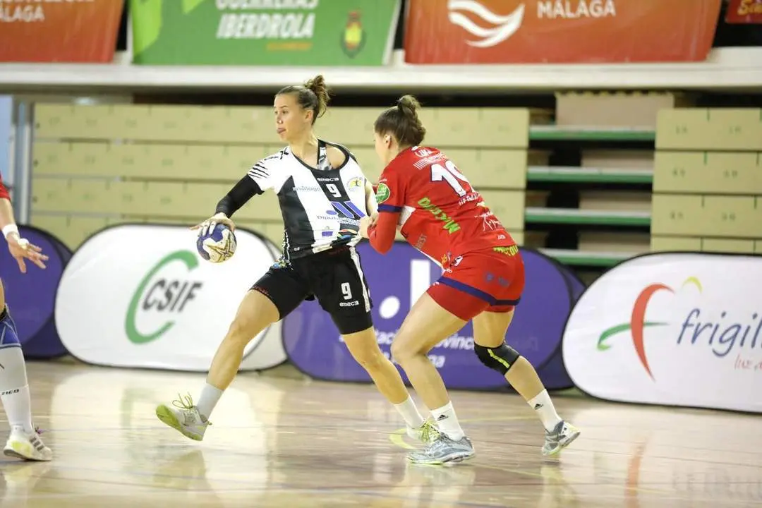 Silvia Arderius, en el partido. - BM COSTA DEL SOL