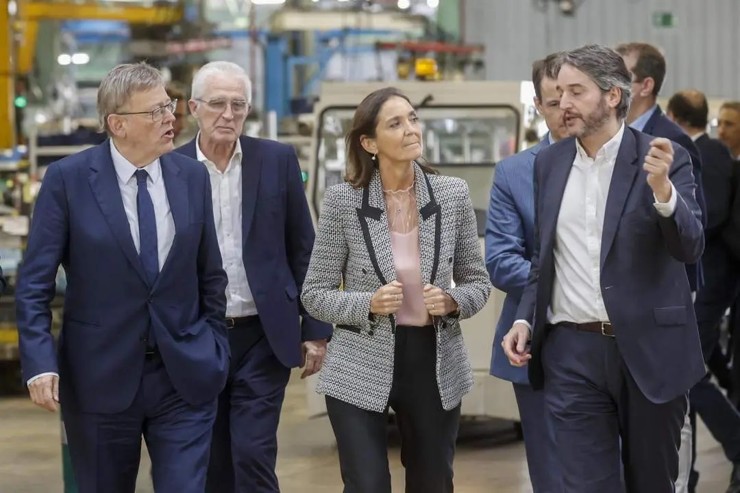 Reyes Maroto en su visita a Ford. - Kai FORSTERLING