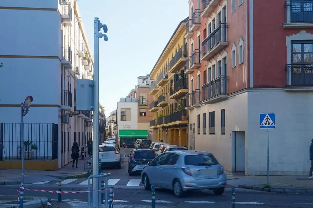 C&aacute;maras de control del tr&aacute;fico rodado al Casco Antiguo. - EDUARDO BRIONES / EP 