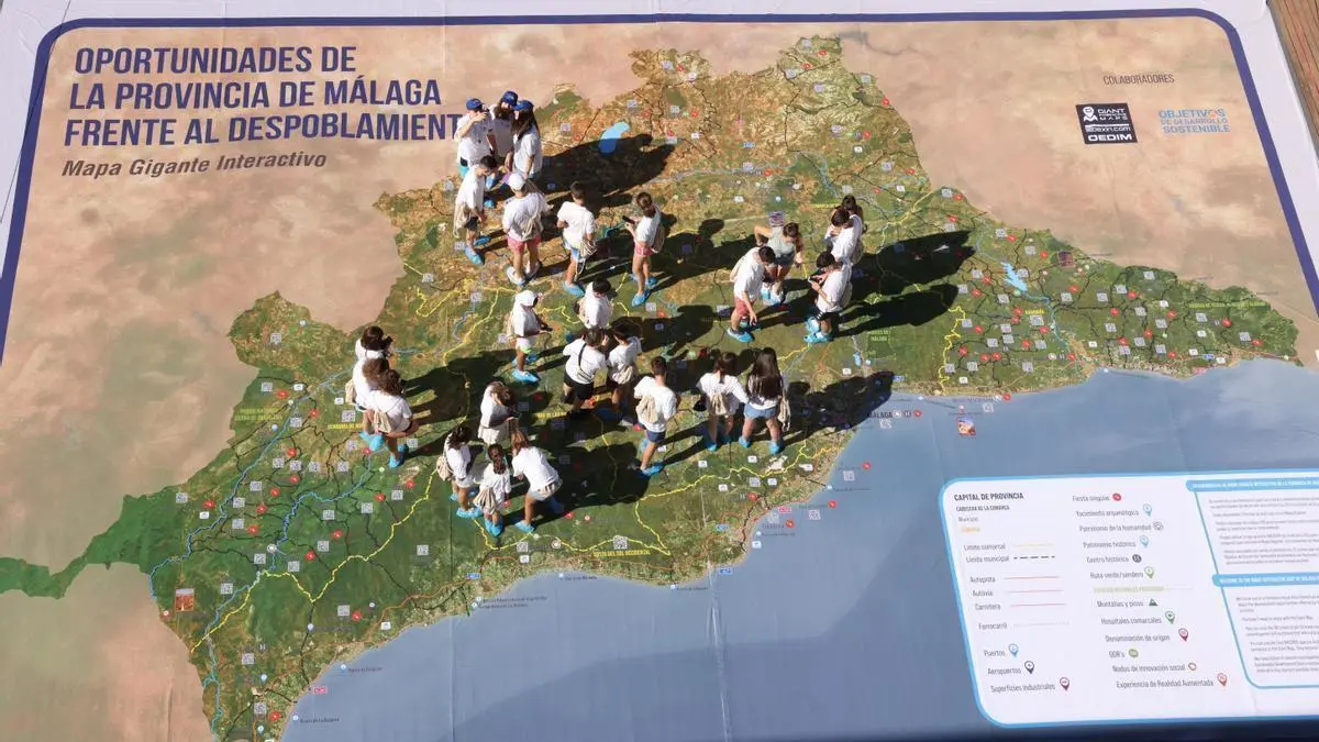 200 metros cuadrados de Mapa Interactivo de M&aacute;laga. - DIPUTACI&Oacute;N