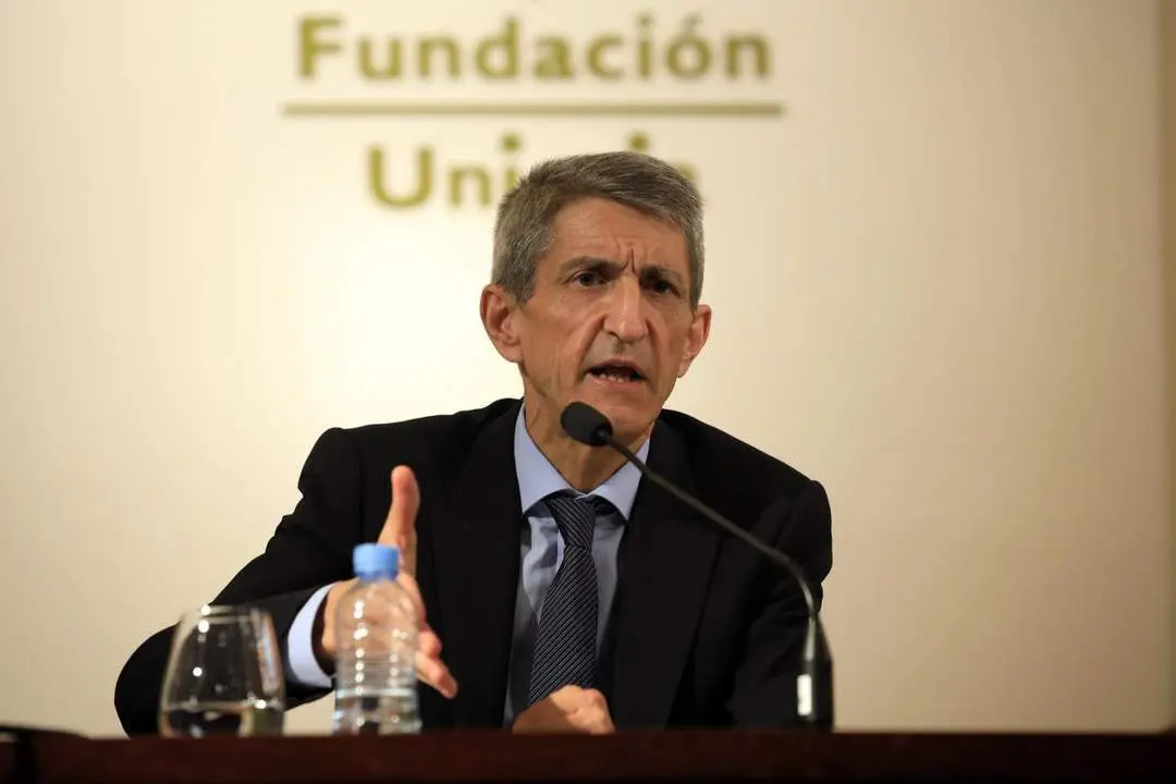 El nuevo presidente de la Fundaci&oacute;n, Jos&eacute; M. Dom&iacute;nguez. - &Aacute;lex Zea/EP