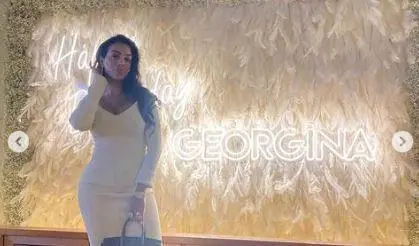 Georgina Rodr&iacute;guez en su cumplea&ntilde;os. - Instagram @georginagio