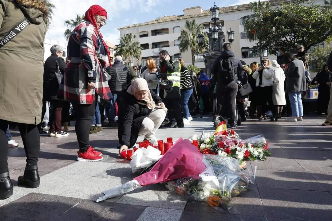 Homenaje a Diego Valencia en la Plaza Alta. - EFE