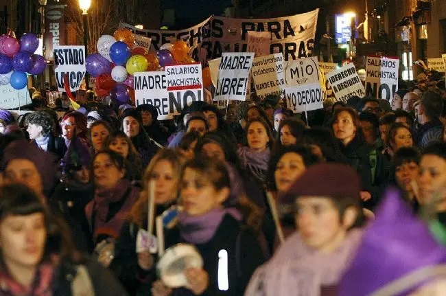 Vista de la manifestaci&oacute;n en Madrid. - EFE