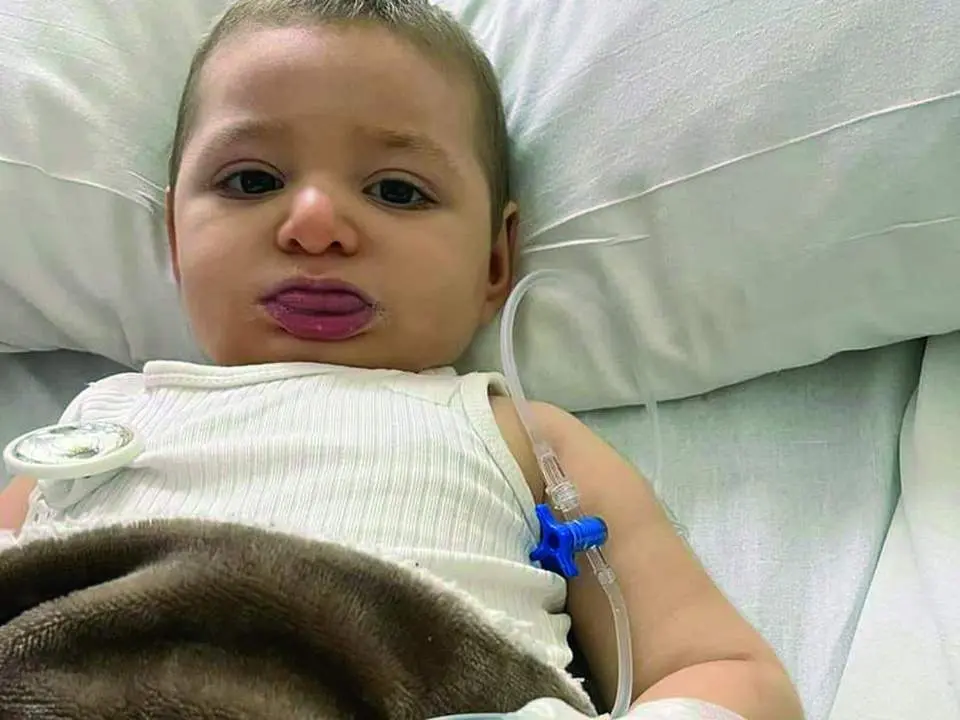 Imagen de Karim compartida en redes por su madre Arantxa Ortega. - 
