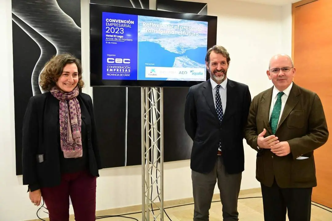 Carmen Romero, Jos&eacute; Luis Llerena y Javier S&aacute;nchez Rojas. - Viva