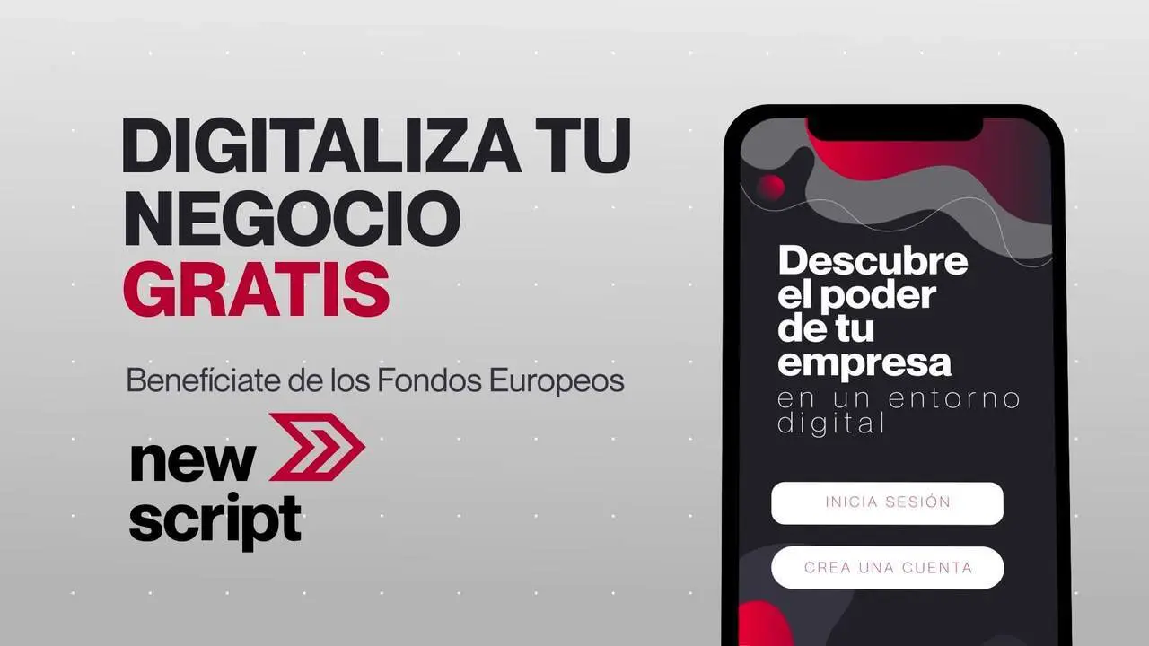 Si digitalizas tu negocio, New Script te ayuda a conseguir 12.000&euro; del bono Kit Digital