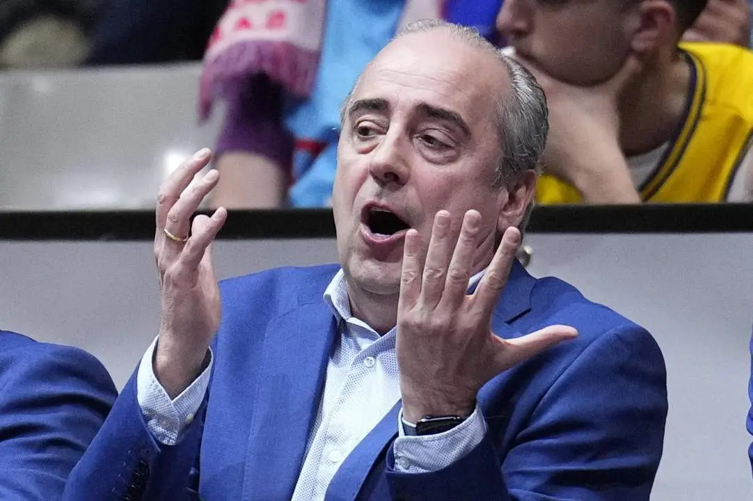El entrenador del CB Canarias, Txus Vidorreta. -  EFE/Alejandro Garc&iacute;a