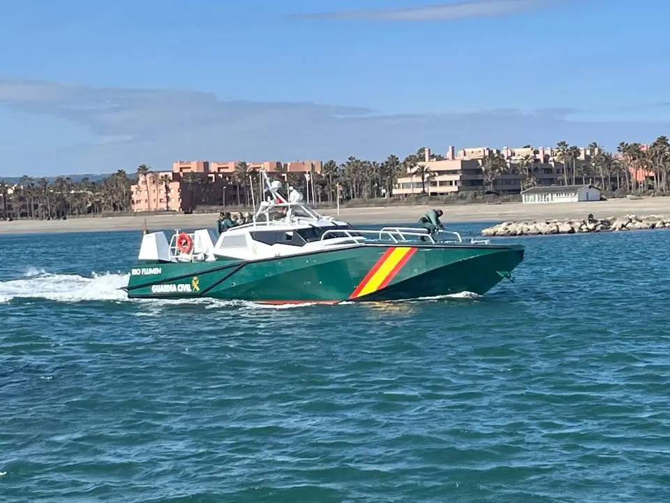 'R&iacute;o Flumen': la patrullera de la Guardia Civil m&aacute;s r&aacute;pida del mundo ya est&aacute; en Algeciras